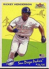 2002 Fleer Tradition Baseball Card #294 Rickey Henderson