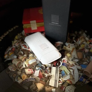 Cohiba Atmosphere 3er Zigarrenetui, weißes Leder, 5th Avenue Produkt, TOP - Bild 1 von 8