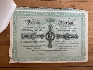 ASSURANCES "PHOENIX" (AUTRICHE) 1898 (M) - Picture 1 of 1