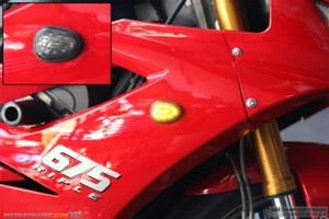 2006-12 Triumph Daytona 675 675R Flush Mount LED Turn Signal Light Plug and Play - Picture 1 of 1