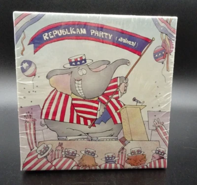 1988 Springbok Mini Puzzle "Republican Party Animal 7" PZL7325 Sealed - Image 1 of 4