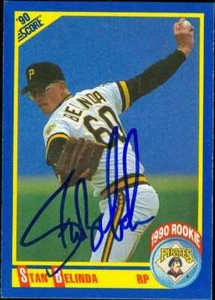 Stan Belinda autographed Baseball Card (Pittsburgh Pirates) 1990 Score #634 - Picture 1 of 1