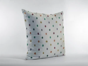 Harlequin Bobbin Mini Embroidered Cushion Cover 20" (50cm) Decorative Pillow - Picture 1 of 4