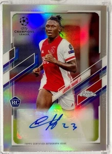 2020-21 Topps Chrome UEFA Champions League Lassina Traore Rookie Auto Autograph - Picture 1 of 2