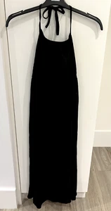 Maxi abito da donna nero GAP Body lungo in cotone taglia large - Foto 1 di 5