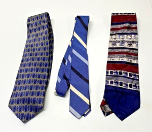 Lote de 3 corbatas 100 % seda: corbata elegante Barrington, Palami y D'Aro, bonitas corbatas - Imagen 1 de 24