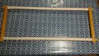 27" X 12" Rotating Cross Stitch Tapestry Needlepoint Lap Frame Wood & Tape