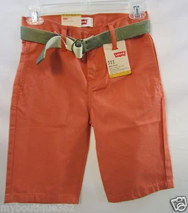 Pantalones cortos niño LEVIS CINTURÓN TALLA 12 W 26 REGULARES NUEVOS CON ETIQUETA - Imagen 1 de 4