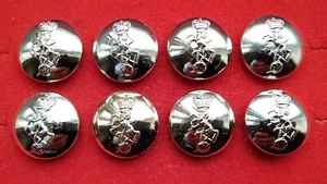 LOTE DE 8 BOTONES ANODIZADOS INGENIEROS MECÁNICOS ELÉCTRICOS REALES APROX 23MM. - Imagen 1 de 1