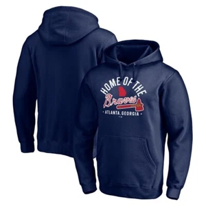 Atlanta Braves Herren 4X Navy Hoodie Hometown Collection Pullover Sweatshirt - Bild 1 von 5