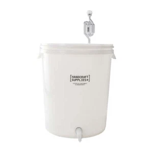 Cubo fermentador cubo suministros artesanales 30L cerveza casera vino licores elaboración - Imagen 1 de 7