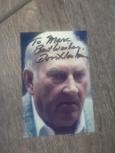 Don Haskins Foto Auto Texas Western 6 x 4" Coach 1st all black Champ Team 60s - Bild 1 von 3