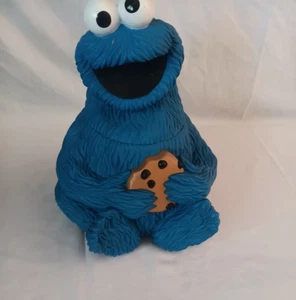 Vintage 1997 Jim Henson Productions Applause Krümelmonster Kunststoff Keksdose - Bild 1 von 12
