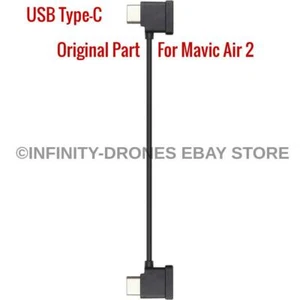 Genuine DJI Extension Cable for Mavic Air 2 Remote Control USB Type-C Connector - Picture 1 of 2