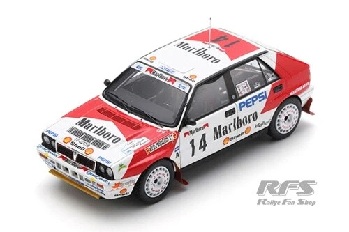 Lancia Delta Integrale 16V Rallye Catalunya 1991 Monzon 1:43 Spark 9012