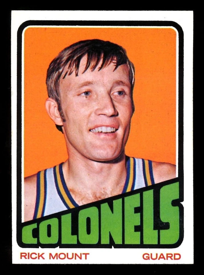 1972-73 TOPPS BASKETBALL #237 Rick Mount NM-MT Kentucky Colonels Indiana Pacers - Image 1 of 2