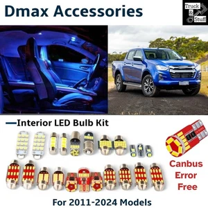 High power BLUE LED Interior bulb upgrade kit for Isuzu D-Max 2011-2024 - Picture 1 of 9