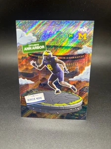 DERRICK MOORE 2025 ONIT Michigan Football City Limits DAY Shimmer Holo #CL-4 - Picture 1 of 2