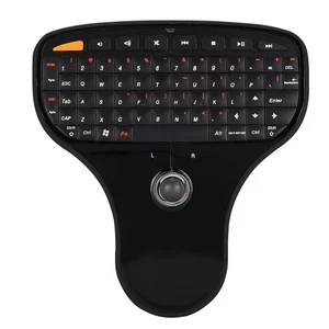Ultra-lightweight 2.4G wireless keyboard with trackball, mini USB multimedia key - Afbeelding 1 van 9