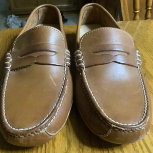 Cole Haan Men's Size 10M #C12134 Tan Leather Driving Penny Loafers Comfort Style - Picture 1 of 8