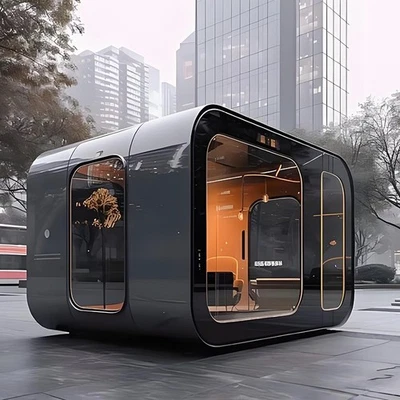 Good Quality Apple Capsule Mobile Home Beach Modular House - Image 1 of 4