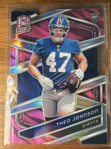 2024 Panini Spectra - Rookies Theo Johnson #172 Neon Pink Prizm Die-Cut 1/20 RC - Picture 1 of 2