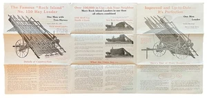 Rock Island Plows Farming Brochure Hay Loader - Picture 1 of 5