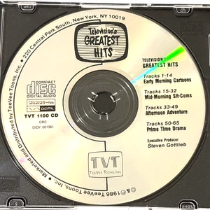 Television's Greatest Hits: 1950s - 1960s, 65 Tracks x 1 CD - TVT 1100 CD - Picture 1 of 3