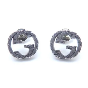 GUCCI Interlocking G Silver925 Earrings /293745 - Bild 1 von 6
