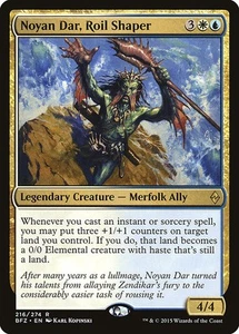 Noyan Dar, Roil Shaper - BFZ (Battle for Zendikar) #216 MTG Magic The Gathering - Picture 1 of 1