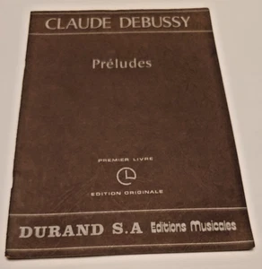 1910 Claude Debussy Preludes Premier Livre Paperback - Picture 1 of 7