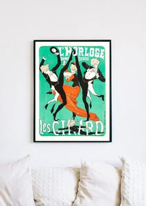 L'Horloge - Les Girard, 1879 variety act ad poster - Picture 1 of 5