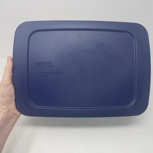 Pyrex Blau 2 QT 1,9 L Rechteck Ersatz Deckel Abdeckung 7x11 C-232-PC - Bild 1 von 5