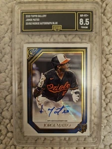 2021 Topps Gallery Rookie Auto Jorge Mateo # RA-JMA Baltimore Orioles RC #23/25 - Bild 1 von 4