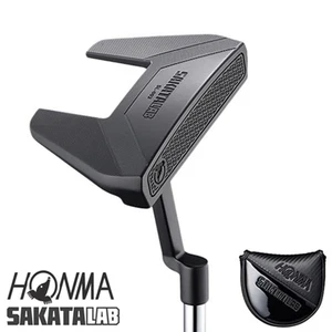 HONMA SAKATA LAB Putter SL-003 Winged Mallet Black RH 34" R-Flex Golf Japan NEW - Picture 1 of 4