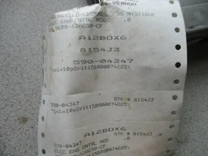 96 Contour & Mystique 2.0L AT ECM w/Federal Emissions - Picture 1 of 3