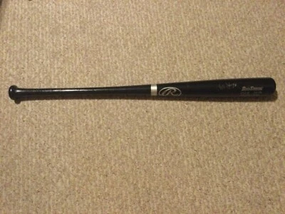 Evan Longoria Rawlings Adirondack Big Stick Autographed Black Baseball Bat - Image 1 of 3