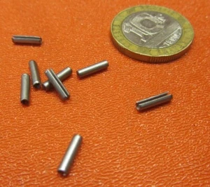 18-8 Stainless Steel Slotted Roll Spring Pin, 5/64" Dia x 5/16" Length, 200 pcs - Picture 1 of 16