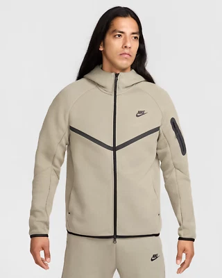 NUEVO CON ETIQUETAS PARA HOMBRES NIKE TECH CREMALLERA COMPLETA POLAR WINDRUNNER Verde Ejército Claro HV0949-320 Talla 2XL Foto 1 de 4