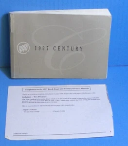 Buick Century 97 1997 manual del propietario - Imagen 1 de 2