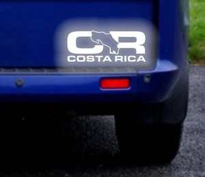 Costa Rica CR Reflective Sticker Decal - Foto 1 di 2