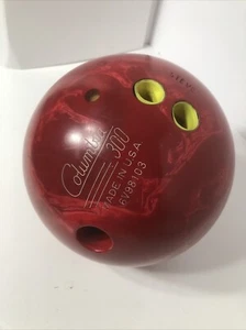Columbia 300 Bowling Ball - Red - 16 lbs US Made 6V98103 Pulse - Picture 1 of 4