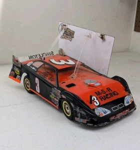 Losi Mini Late Model Brushless RC Car 1/18 Vintage Dirt Oval Race Car Castle - Picture 1 of 19