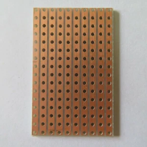 10x Stripboard 2.5x4cm Fr4 agujero sin cortar placa de circuito placa de pan prototipo pcb - Imagen 1 de 4