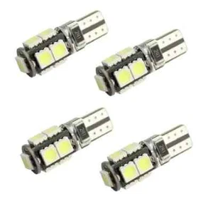 FIT MINI T10 Led Side Light Super Xenon White Bright 9 Smd Canbus Bulbs - Picture 1 of 12