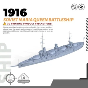 Yao's Studio 1/3000 Military Model Kit Soviet Maria Queen Battleship 1916 - Picture 1 of 4
