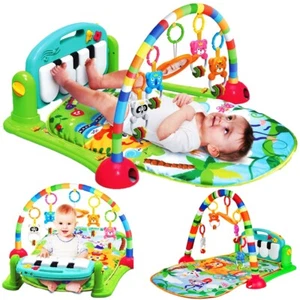 MalPlay Spielmatte mit Spielbogen für Baby mit Musik Spieldecke mit Klaviertasta - Bild 1 von 9