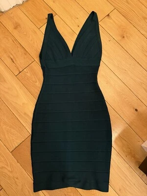 Emerald Green Bodycon XS Celeb boutique  - Image 1 of 4