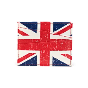 Concept One Union Jack Distressed Screenprint ID Card Holder Wallet - Picture 1 of 1