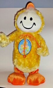 Dan Dee Chicken Dance Smiley Face Animated Chicken Hood Hat Tags Works 14"